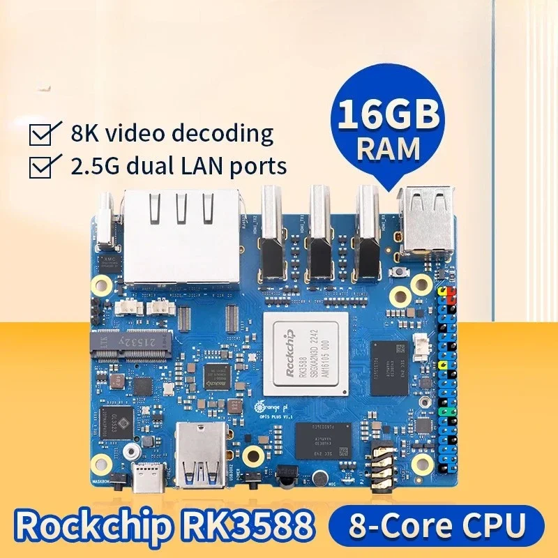 16G R-AM Single Board Computer - đánh giá và giá Orange Pi 5 Plus 16Gb
