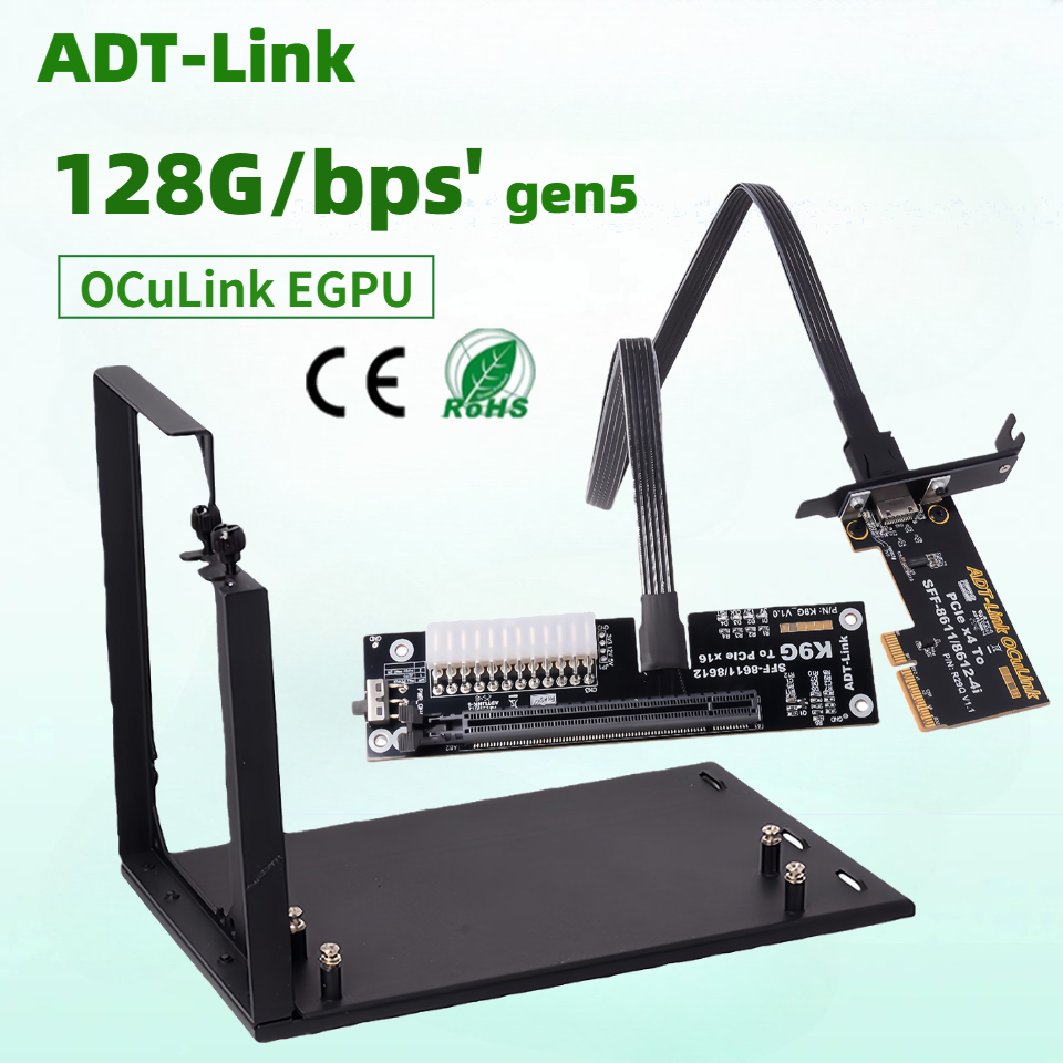 PCIE 5.0 x4 to OCuLink SFF-861 - đánh giá và giá Oculink Egpu Mini Pc